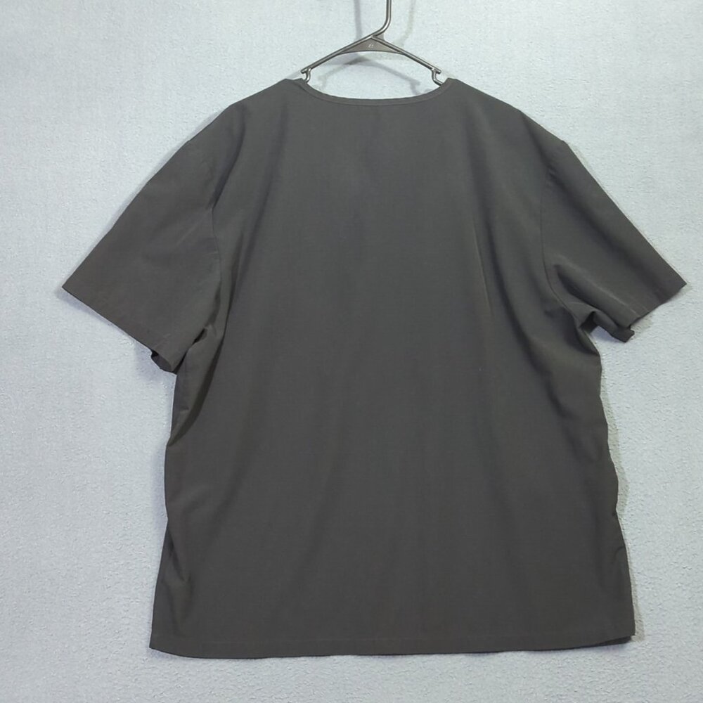 Figs Scrub Set Men's XXL/XL Black FionX Fabric Leon Three Pocket Top Joggers - Picture 8 of 16